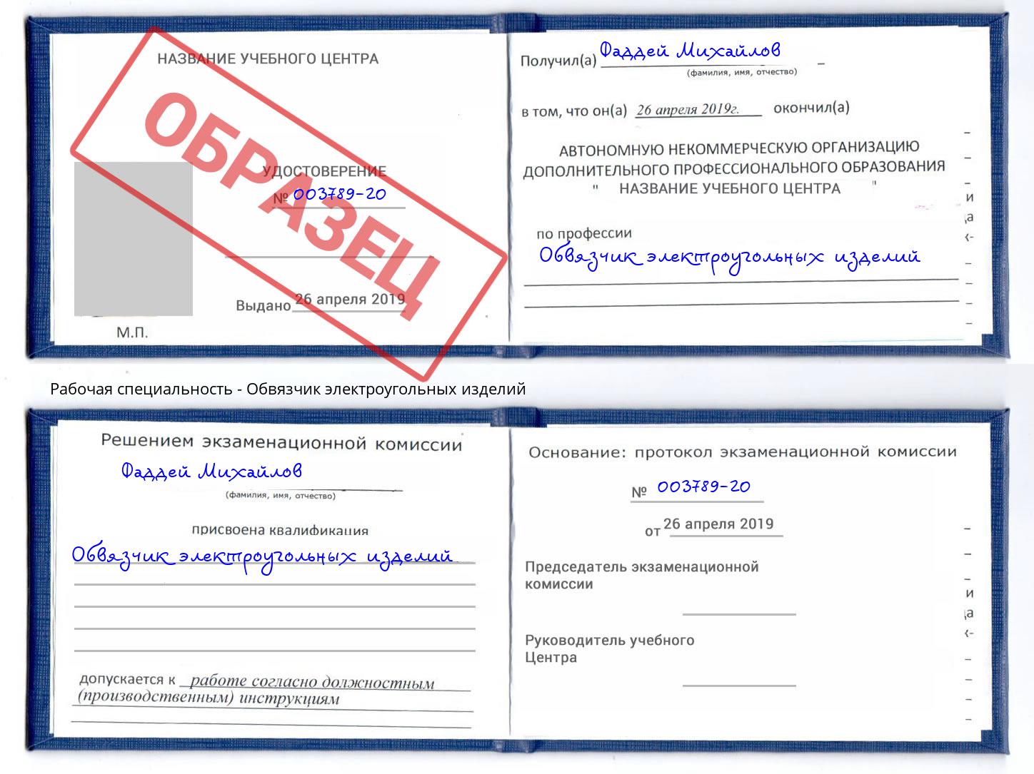 Обвязчик электроугольных изделий Нефтеюганск
